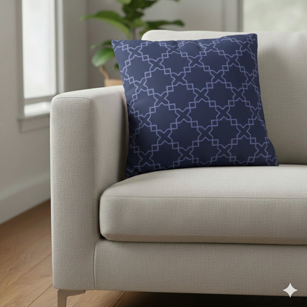 Elegant Geometric Pattern Pillowcase