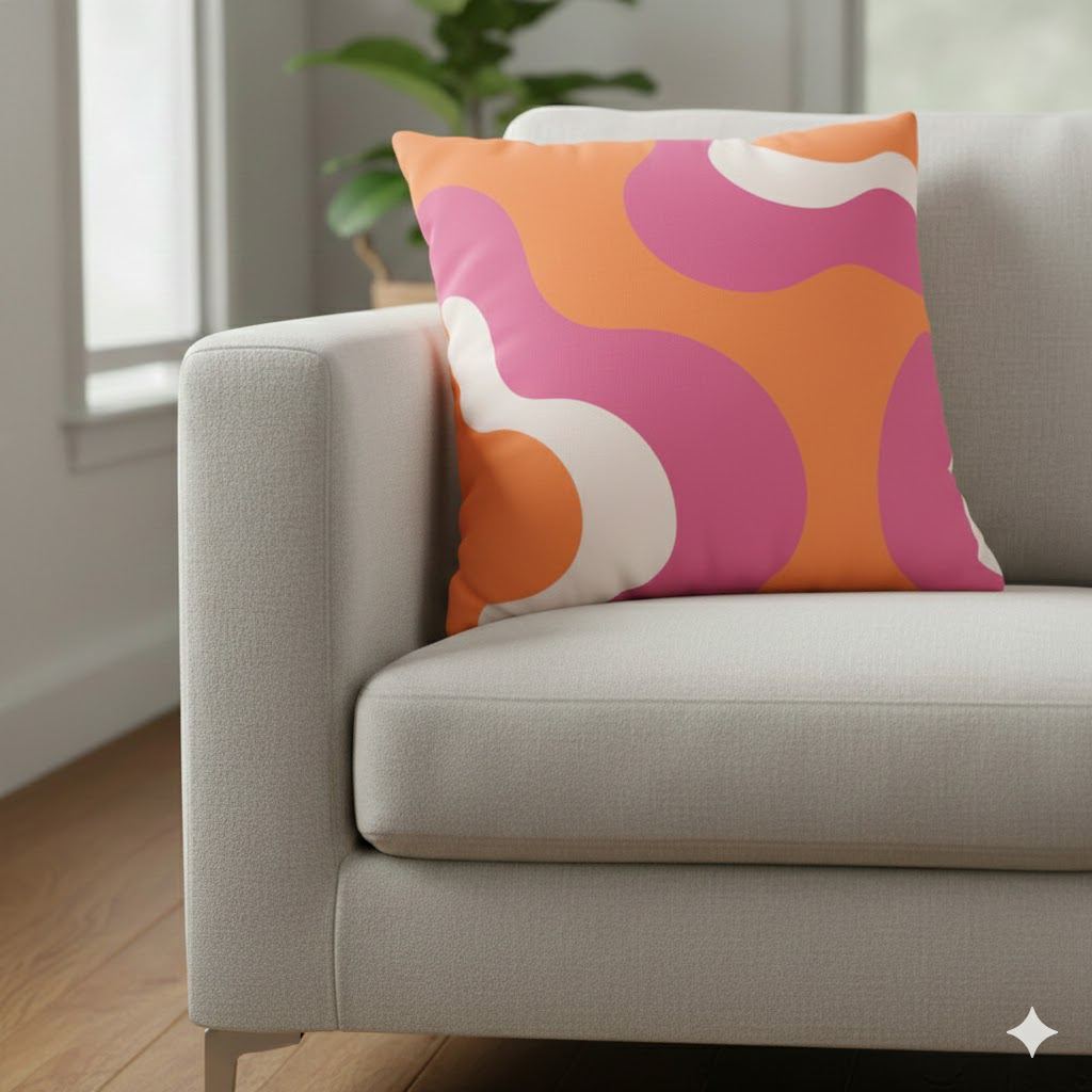 Vibrant Abstract Pillowcase - Modern Home Decor